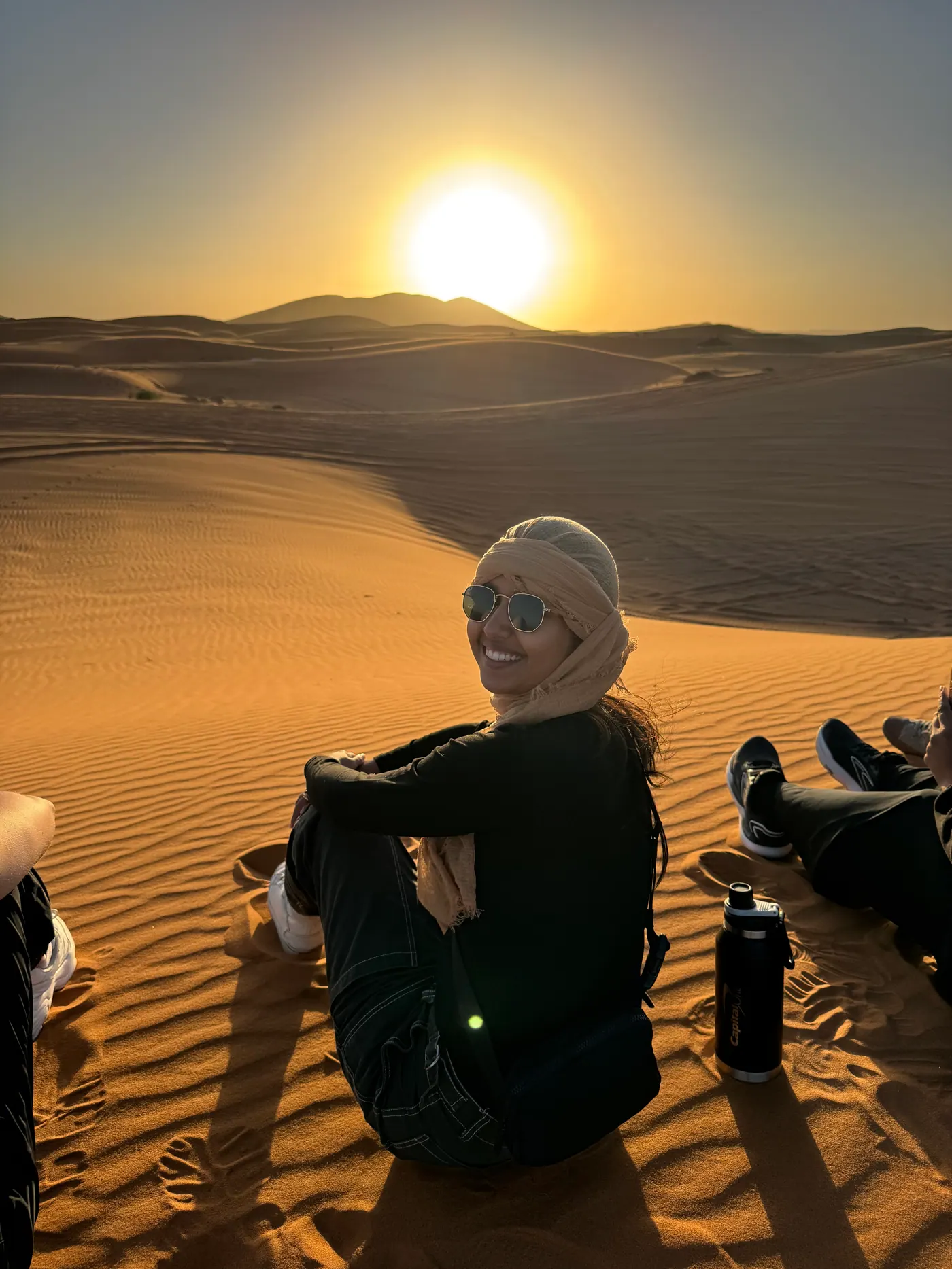 Wandering into the Sahara.