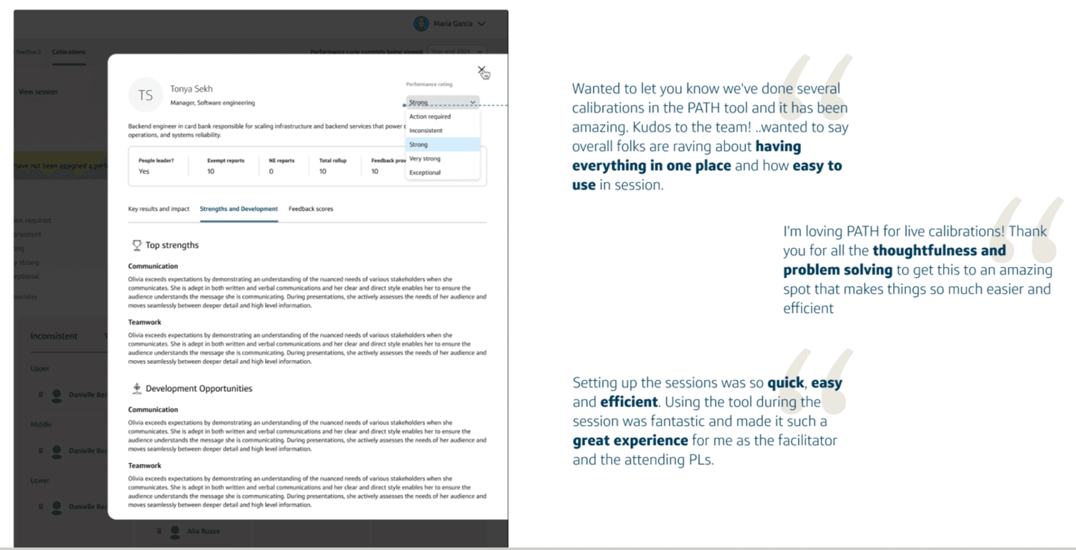Early feedback from the field — leader and HR partner testimonials from the pilot